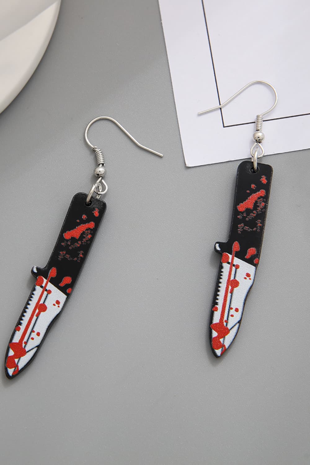 Bloody Horror Drop Earrings Trendsi