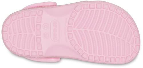 Crocs Classic Glitter Clogs, Flamingo, 3 US Unisex Little Kid Crocs