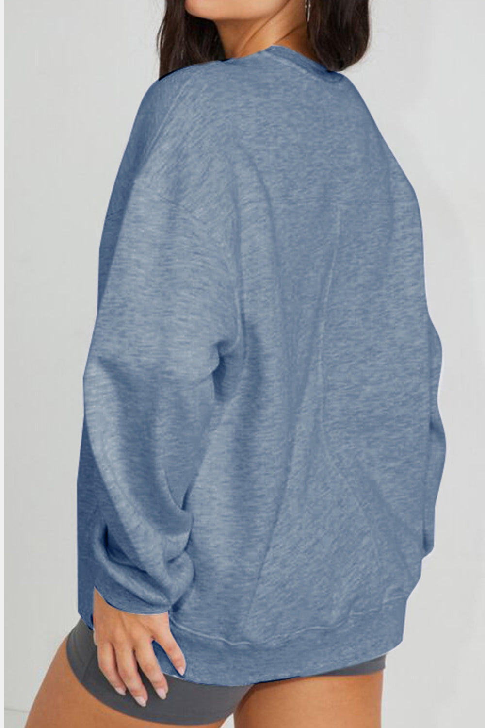 Simply Love Simply Love Full Size HAPPY MIND HAPPY LIFE SKULL Graphic Sweatshirt Trendsi