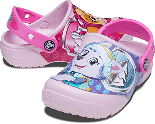 Crocs Kids' Paw Patrol Clog, Ballerina Pink, 6 Toddler Crocs