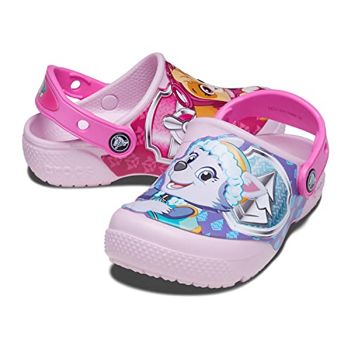 Crocs Kids' Paw Patrol Clog, Ballerina Pink, 6 Toddler Crocs
