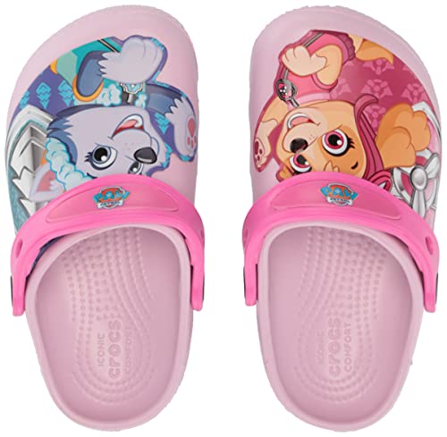 Crocs Kids' Paw Patrol Clog, Ballerina Pink, 6 Toddler Crocs