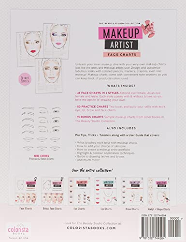 Makeup Artist Face Charts CreateSpace Independent Publishing Platform