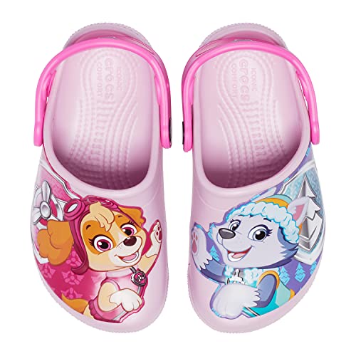 Crocs Kids' Paw Patrol Clog, Ballerina Pink, 6 Toddler Crocs