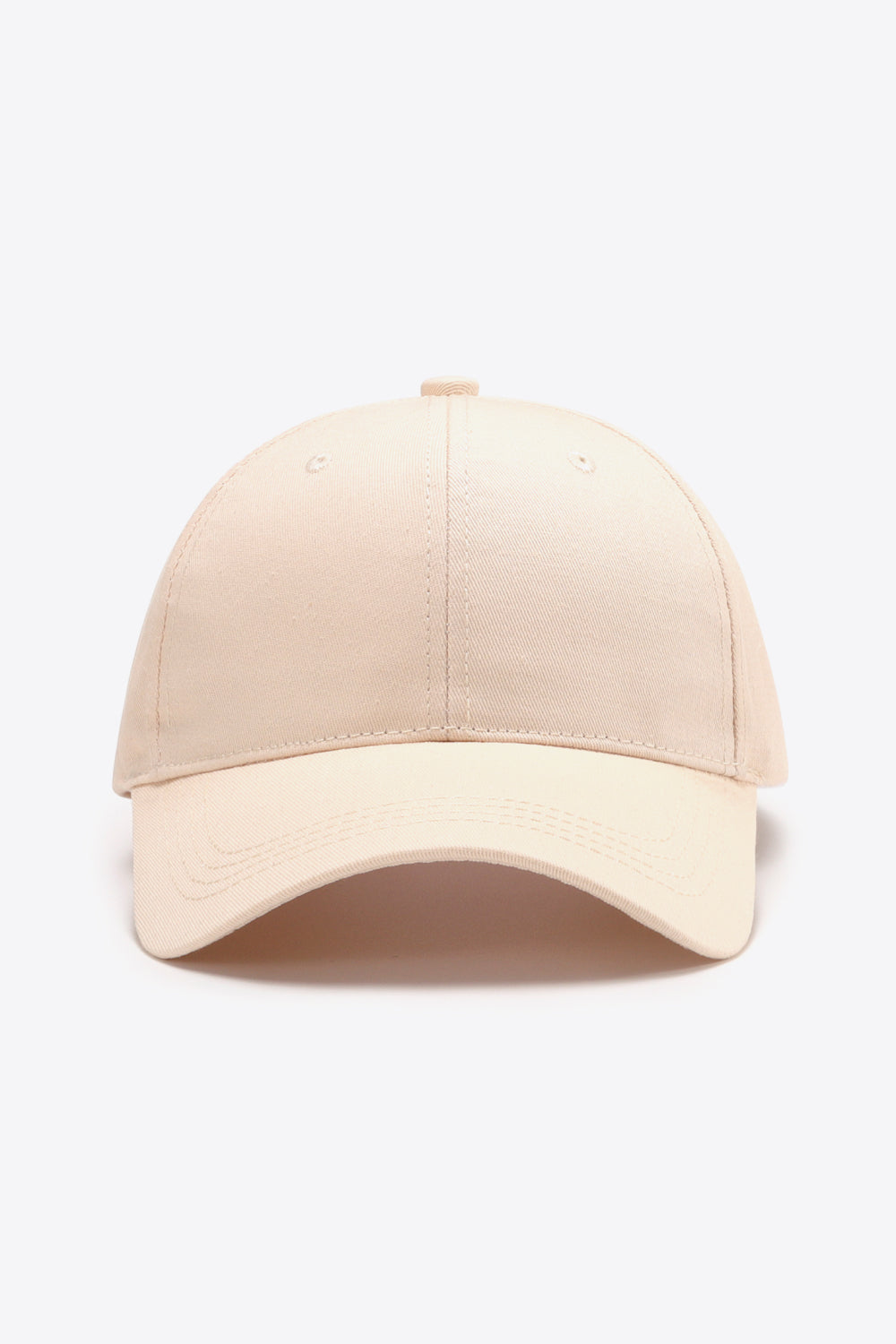 Plain Adjustable Cotton Baseball Cap Trendsi