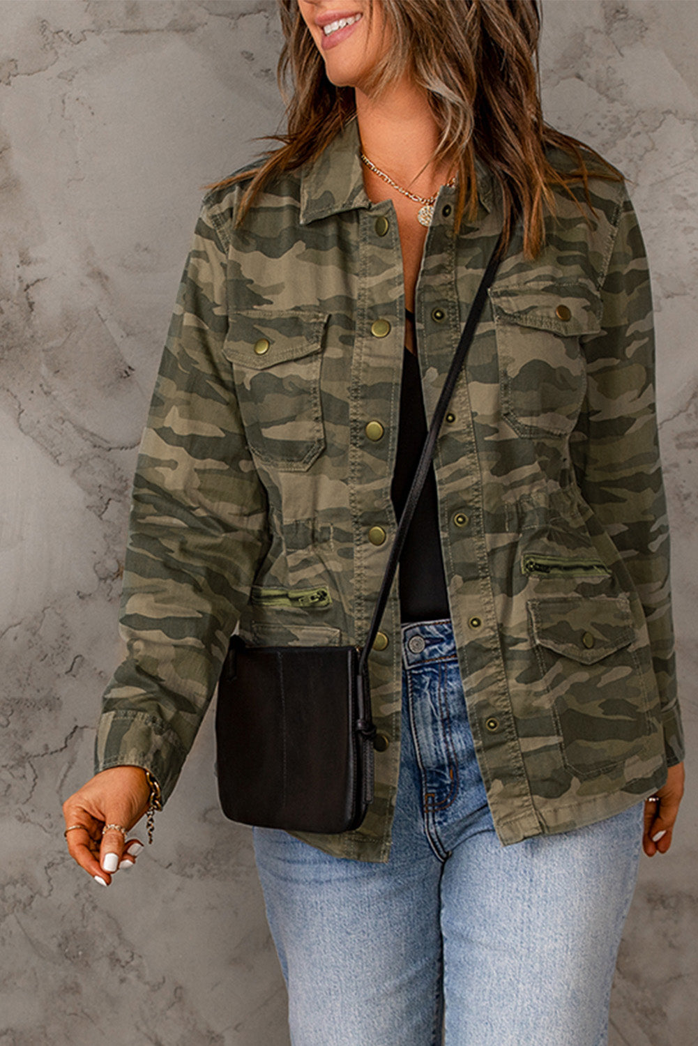 Camouflage Jacket Trendsi