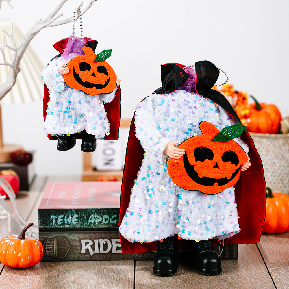 Two-Piece Sequin Halloween Hanging Widgets Trendsi