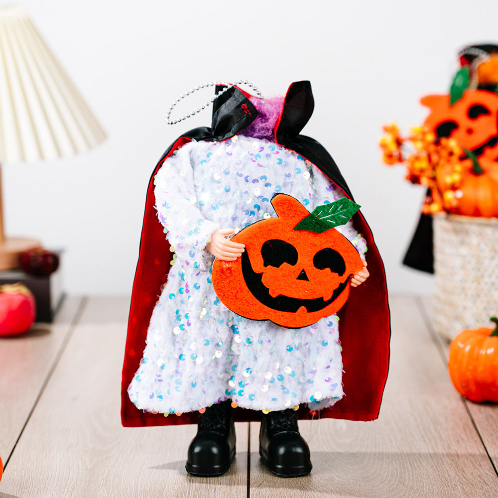 Two-Piece Sequin Halloween Hanging Widgets Trendsi