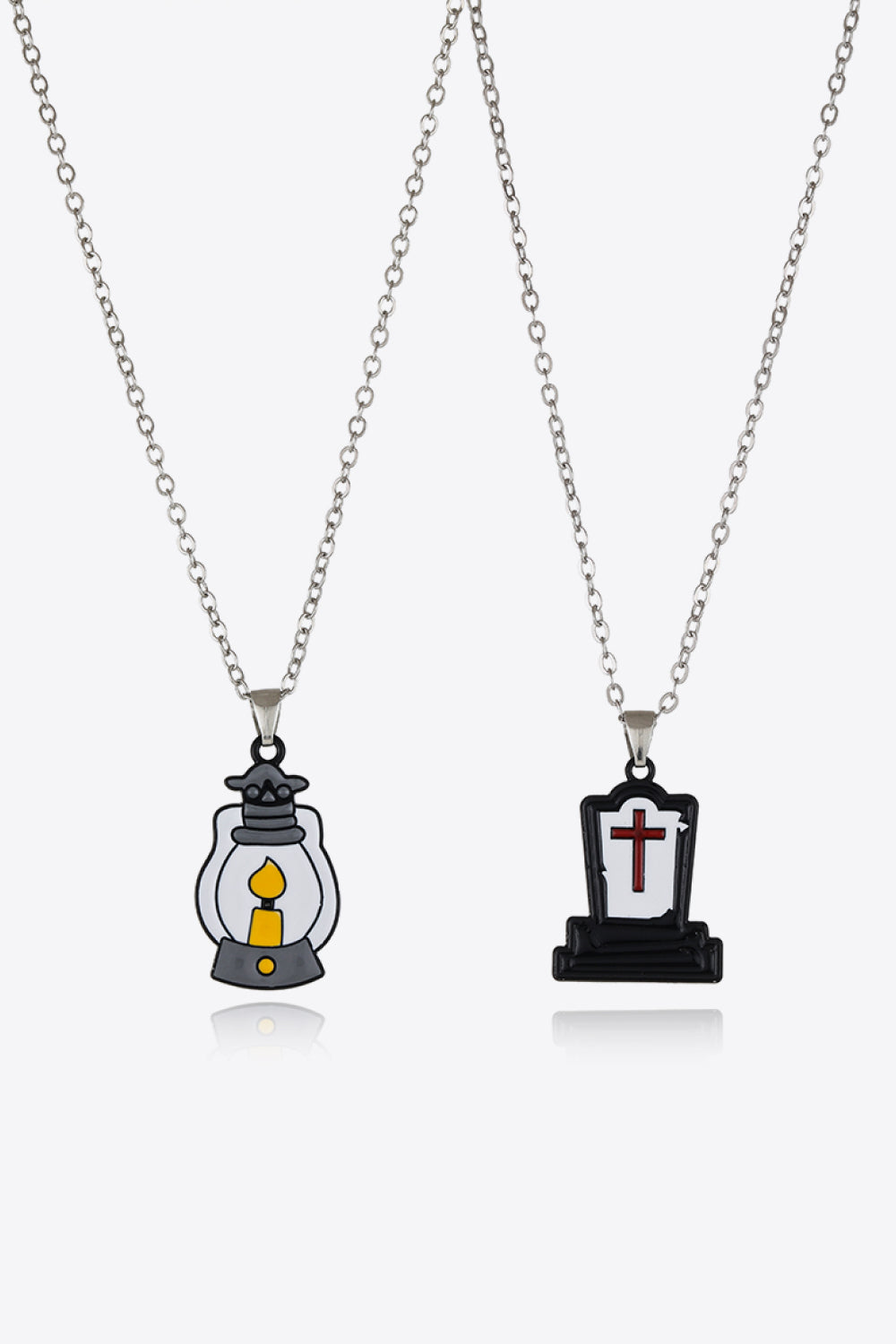 Two-Piece Halloween Theme Necklace Set Trendsi