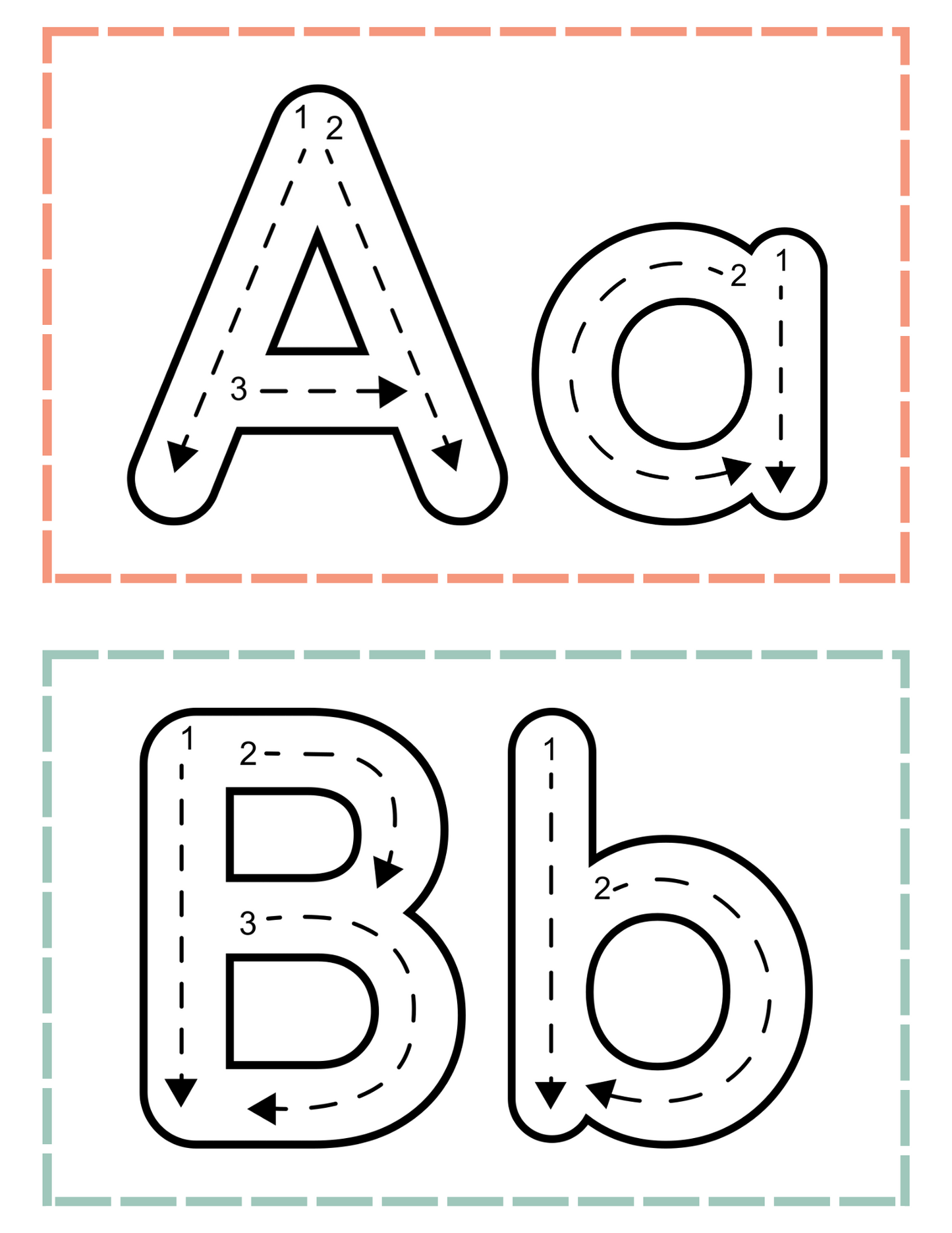 ABC Tracing Cards honeybaby.shop