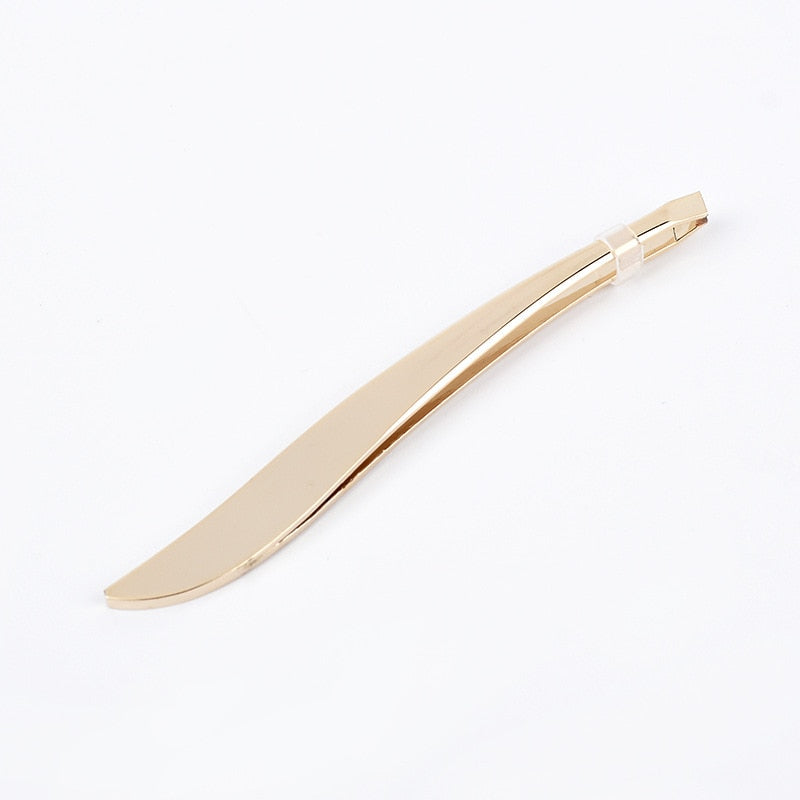 Eyebrow Tweezers Rose Gold Pincet Clips Stainless Steel Face Hair Removal Makeup Tool honeybeebowtique