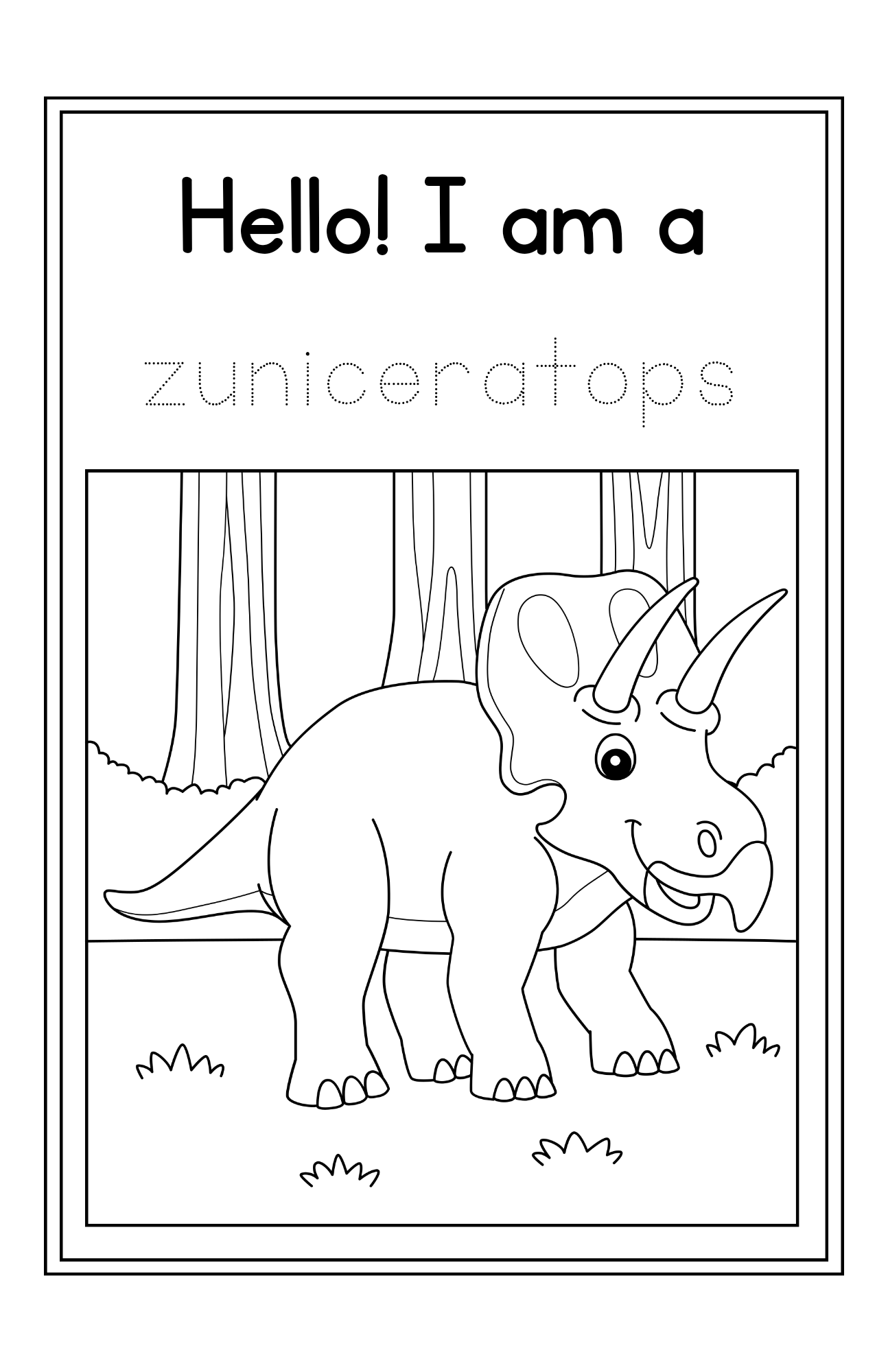 Dinosaur Coloring Book🦕 🦖