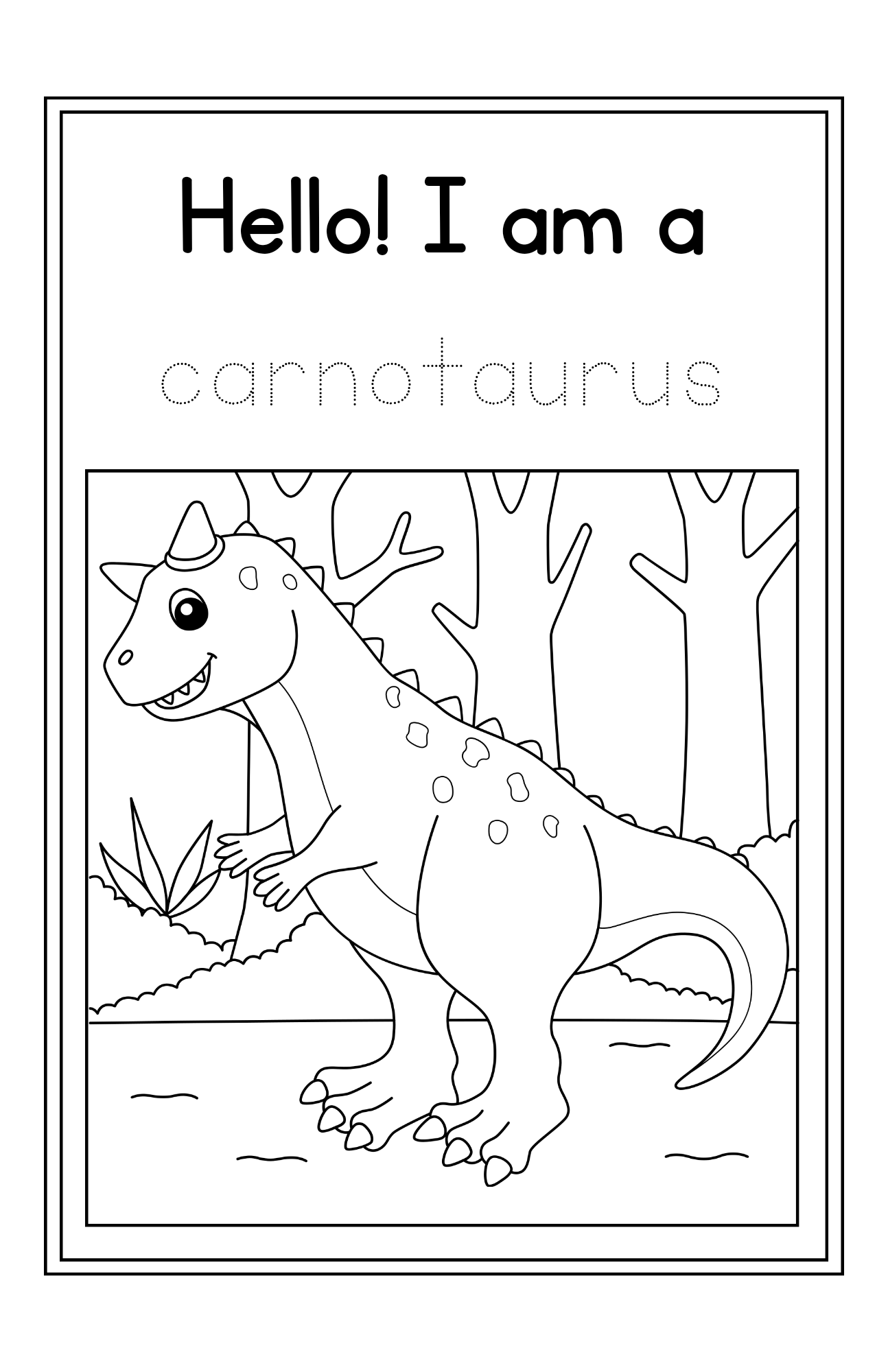 Dinosaur Coloring Book🦕 🦖