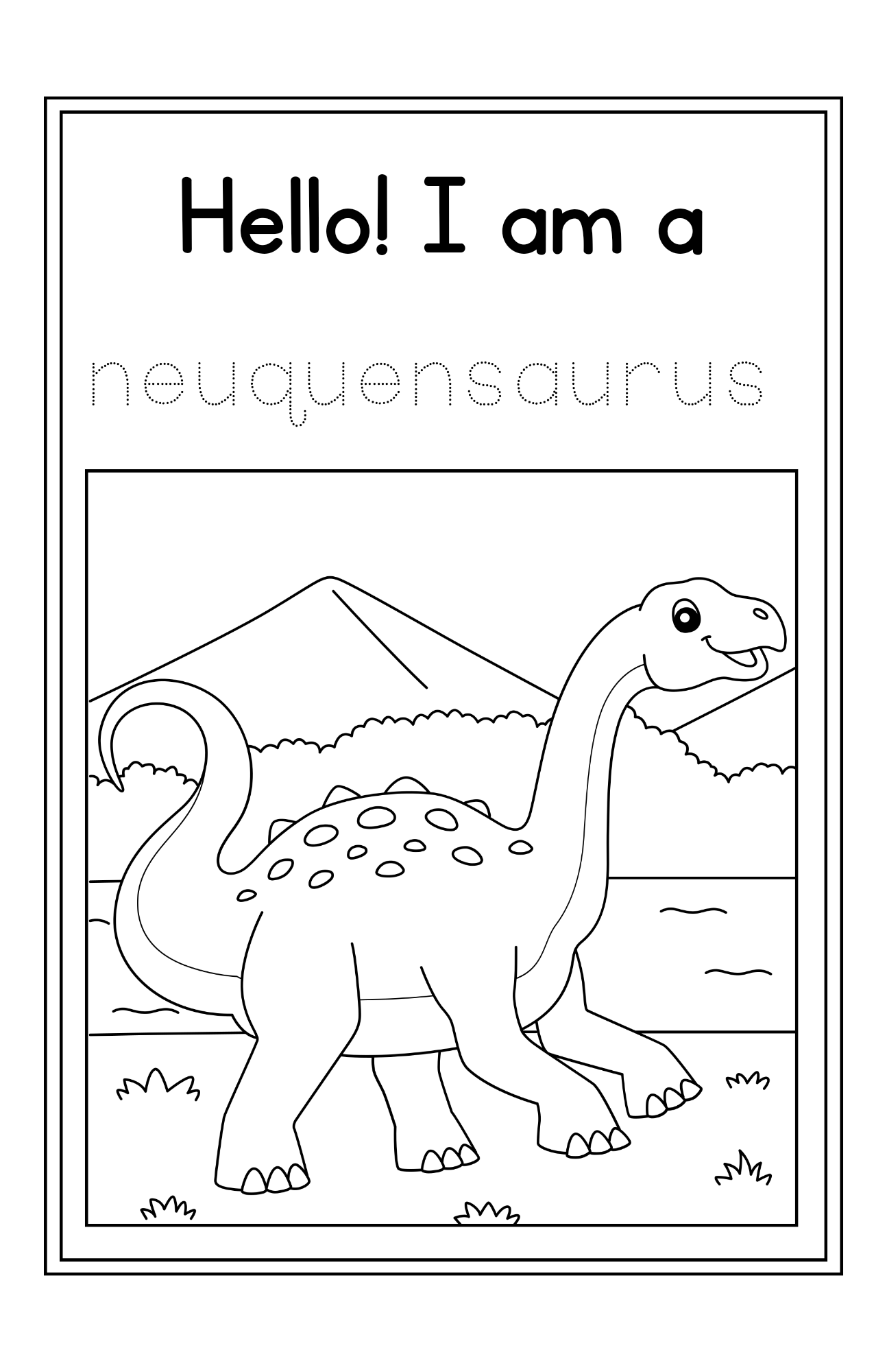 Dinosaur Coloring Book🦕 🦖