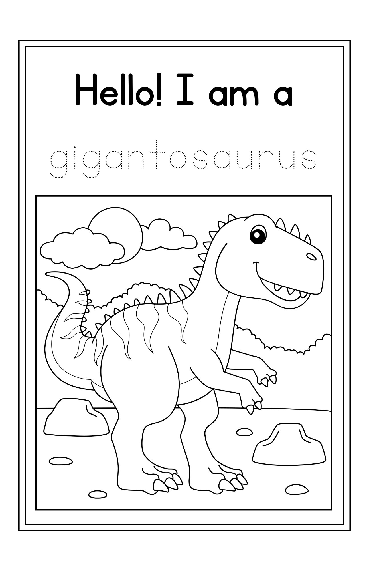 Dinosaur Coloring Book🦕 🦖