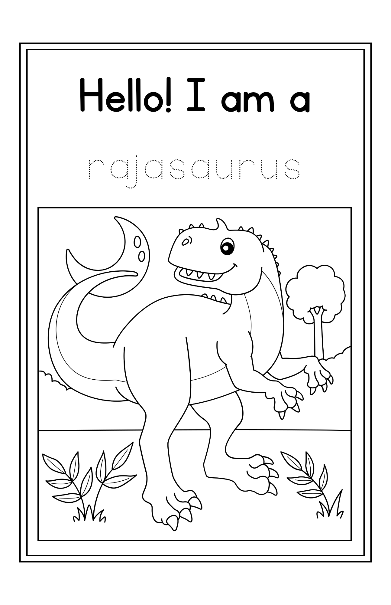 Dinosaur Coloring Book🦕 🦖