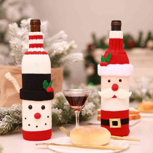 Christmas Wine Bottle Cover Trendsi