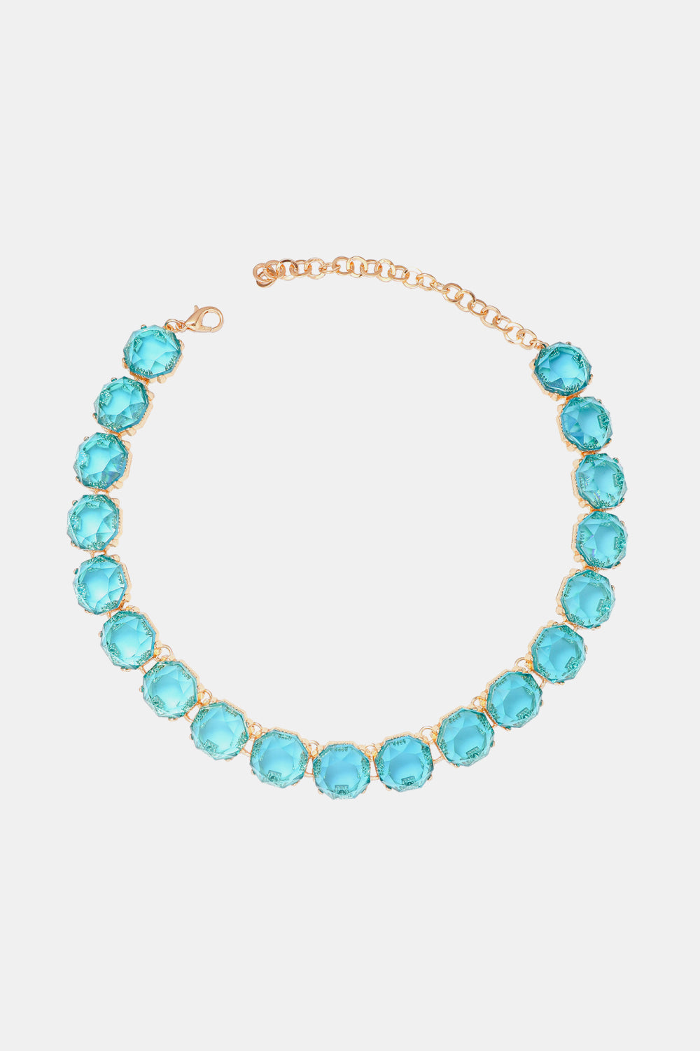 Zinc Alloy Resin Necklace Trendsi