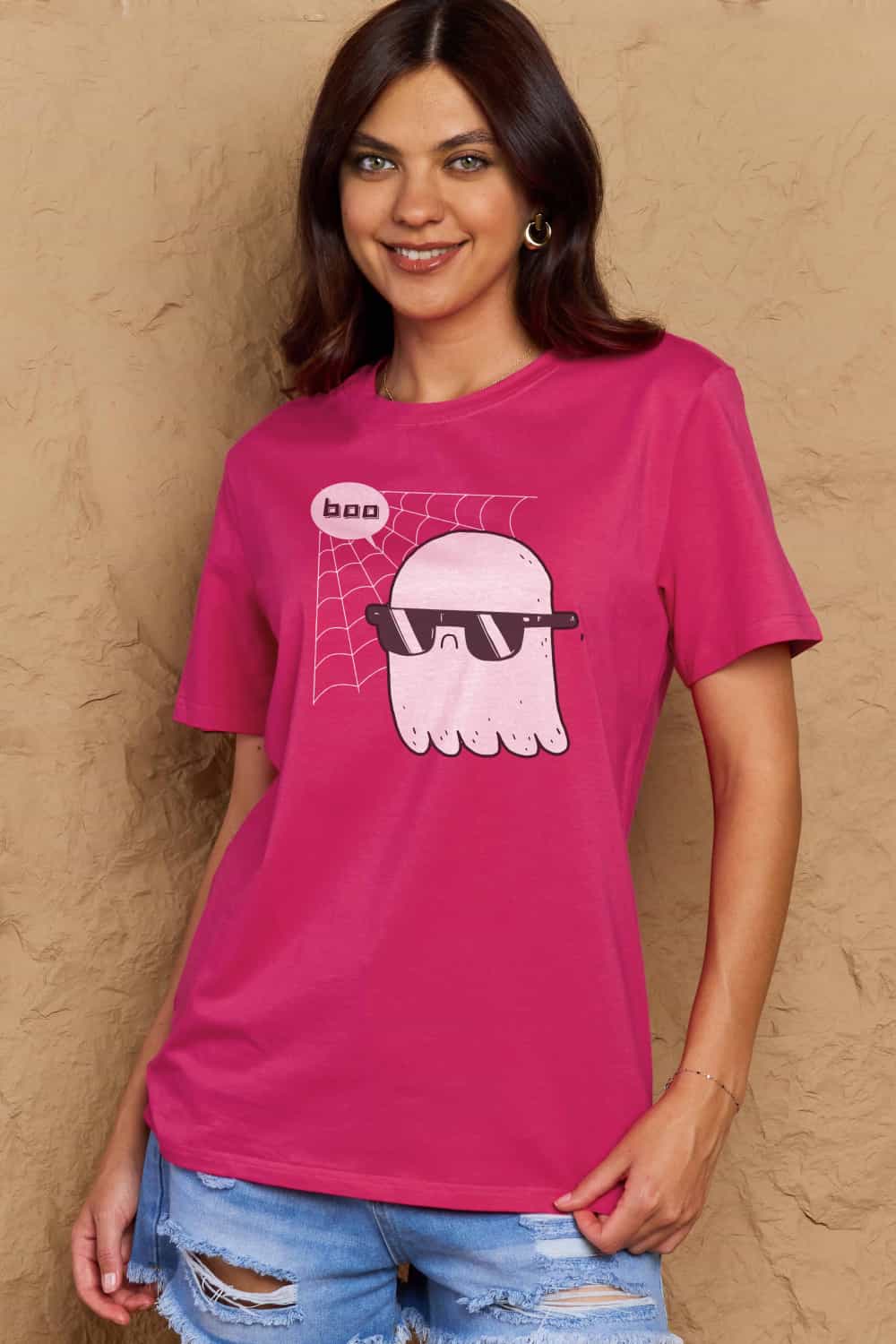 Simply Love Full Size BOO Graphic Cotton T-Shirt Trendsi