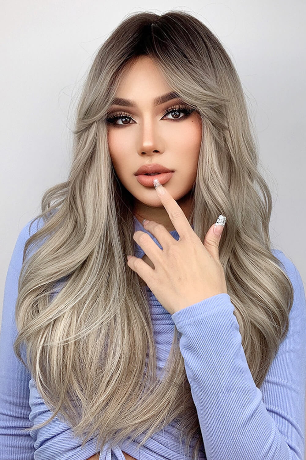 Full Machine Long Wave Wigs 26'' Trendsi