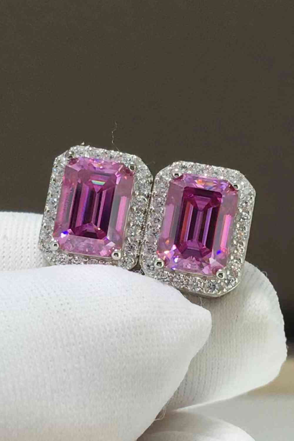 Shiny and Elegant 2 Carat Moissanite Stud Earrings Trendsi