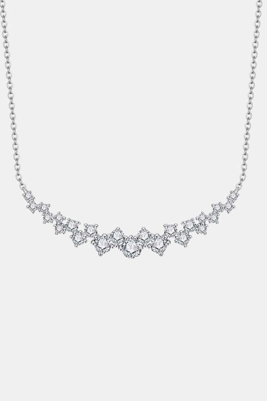 1.64 Carat Moissanite 925 Sterling Silver Necklace Trendsi