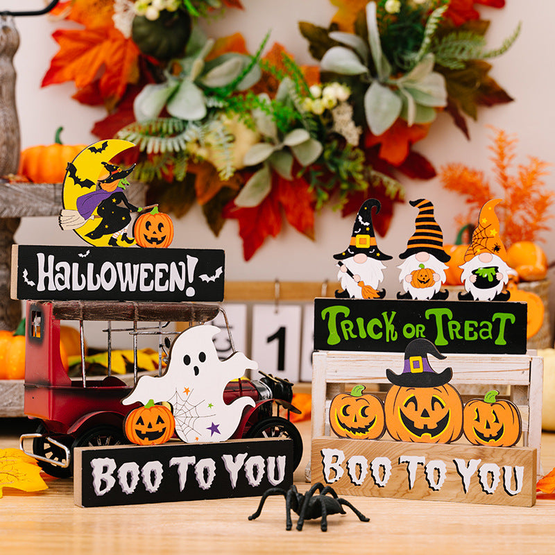 Assorted 2-Piece Halloween Element Ornaments Trendsi