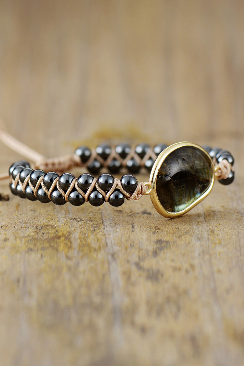 Natural Stone Beaded Bracelet Trendsi