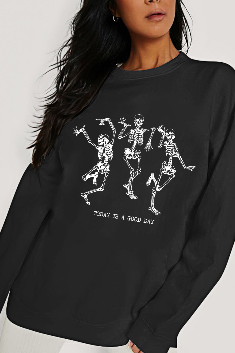 Simply Love Simply Love Full Size TODAY IS A GOOD DAY Graphic Sweatshirt Trendsi