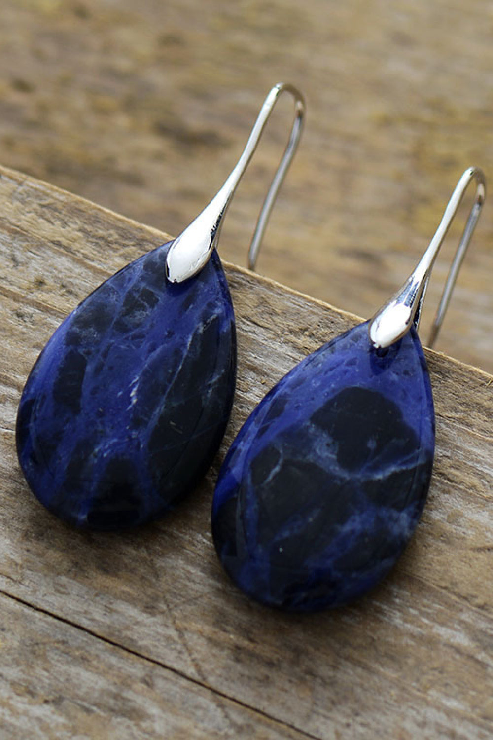 Natural Stone Teardrop Earrings Trendsi