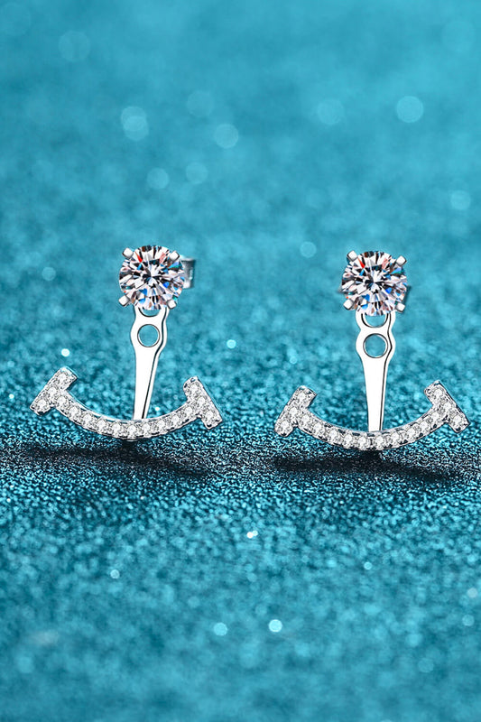 Two Ways To Wear Moissanite Earrings Trendsi