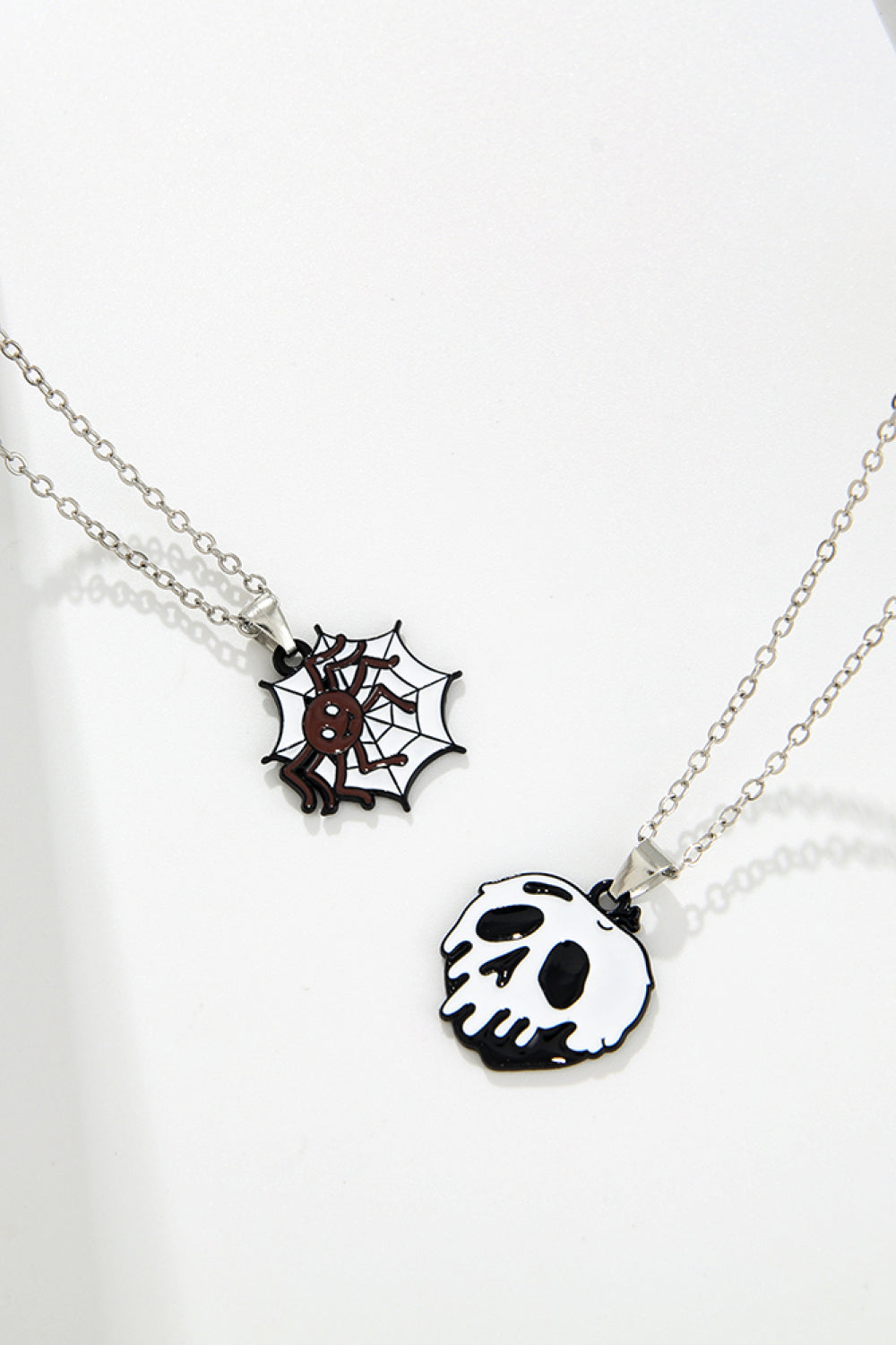 Two-Piece Halloween Theme Necklace Set Trendsi