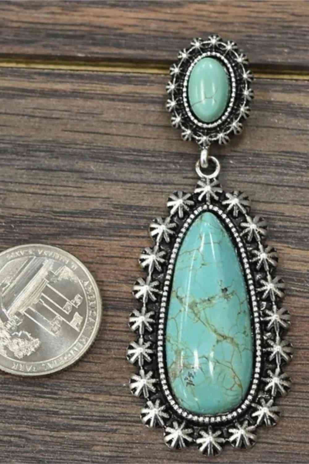 Artificial Turquoise Earrings Trendsi