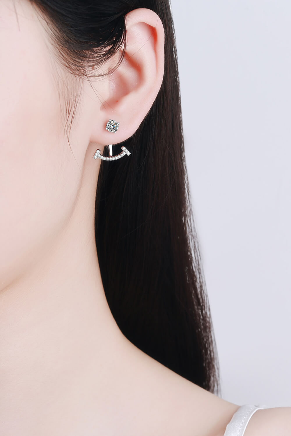 Two Ways To Wear Moissanite Earrings Trendsi