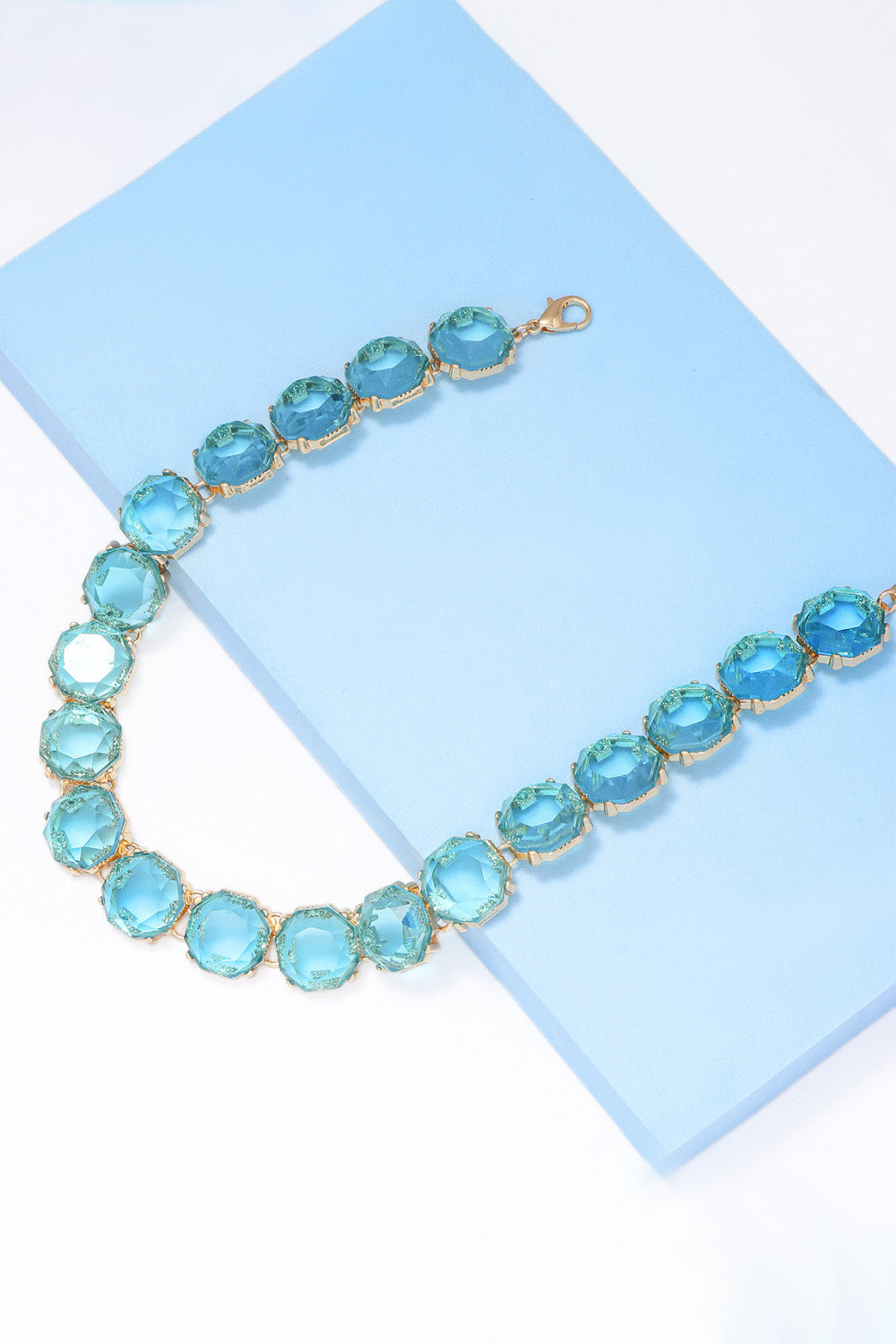 Zinc Alloy Resin Necklace Trendsi