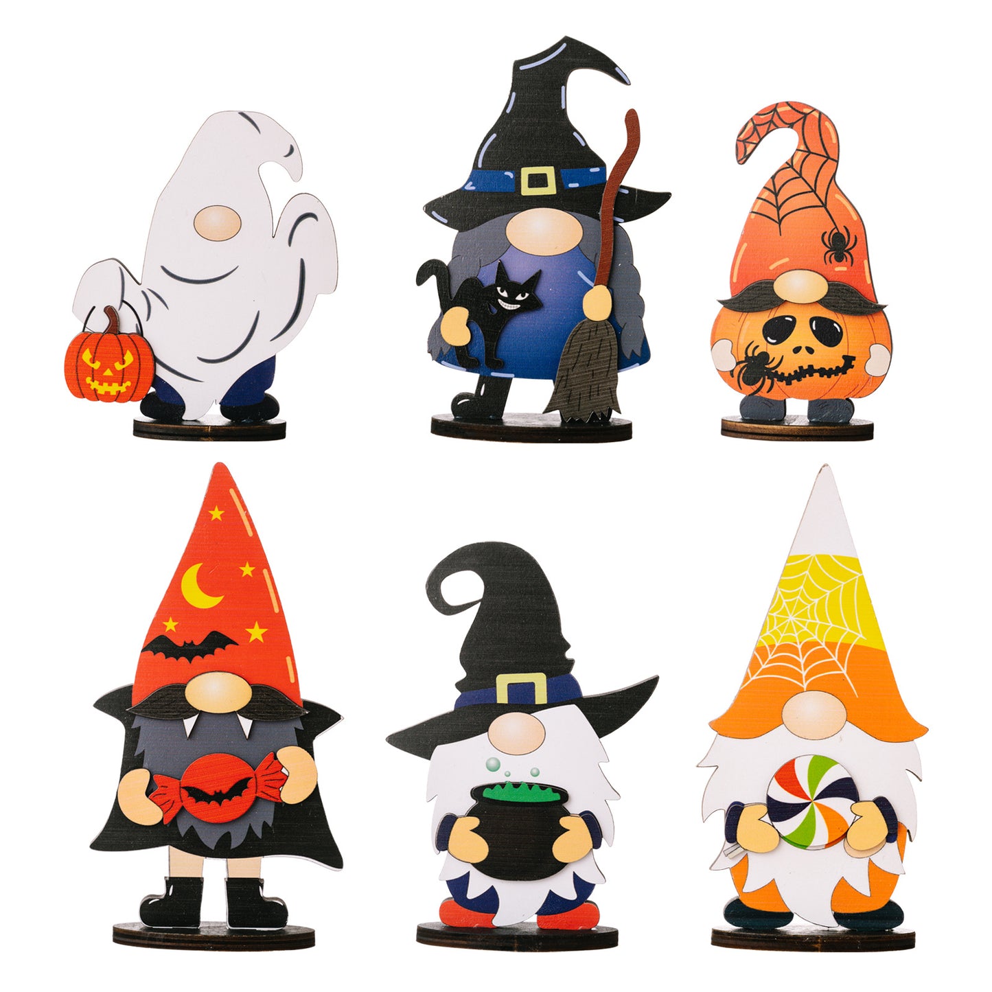 Assorted 2-Piece Halloween Element Ornaments Trendsi