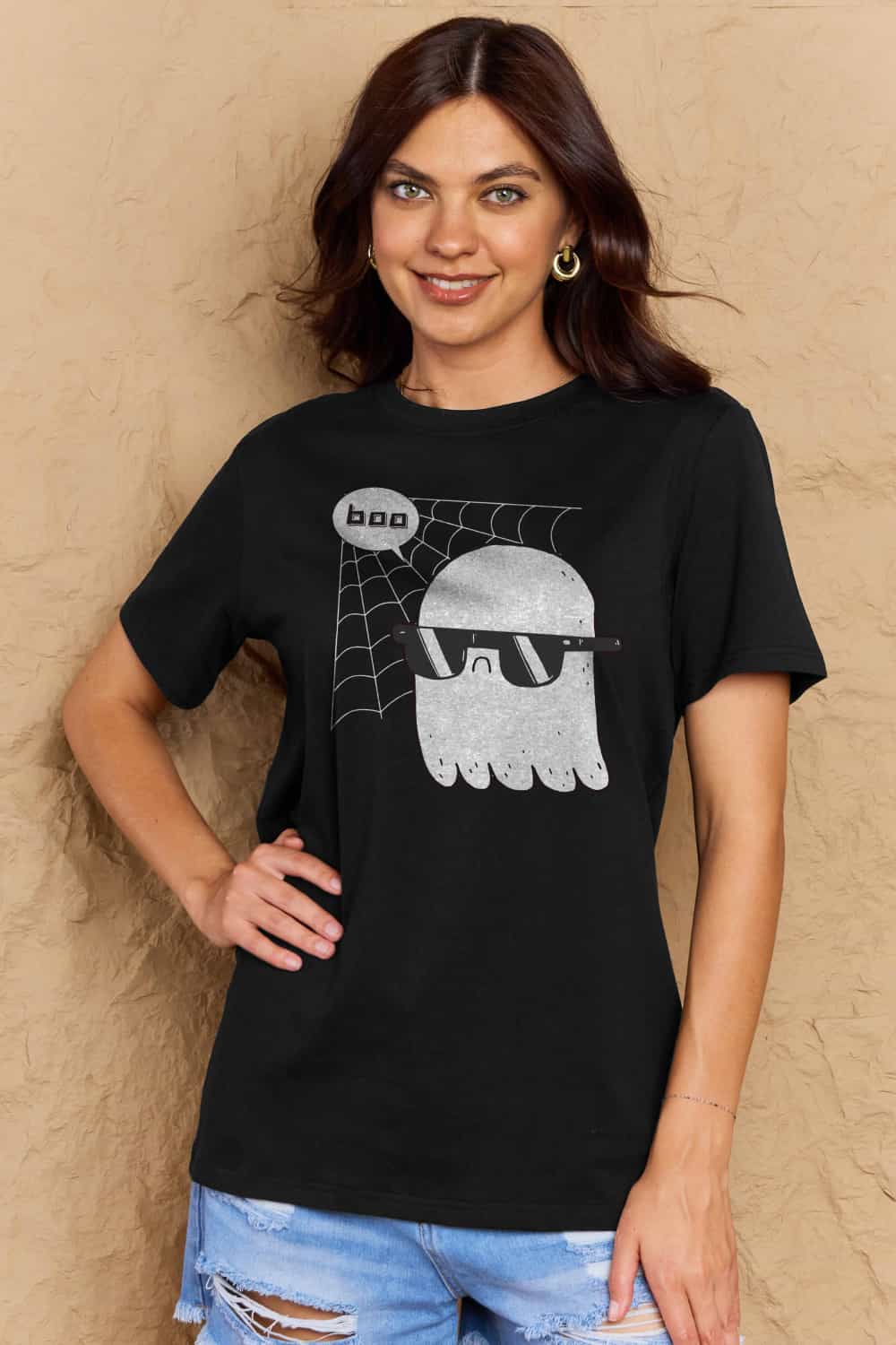 Simply Love Full Size BOO Graphic Cotton T-Shirt Trendsi