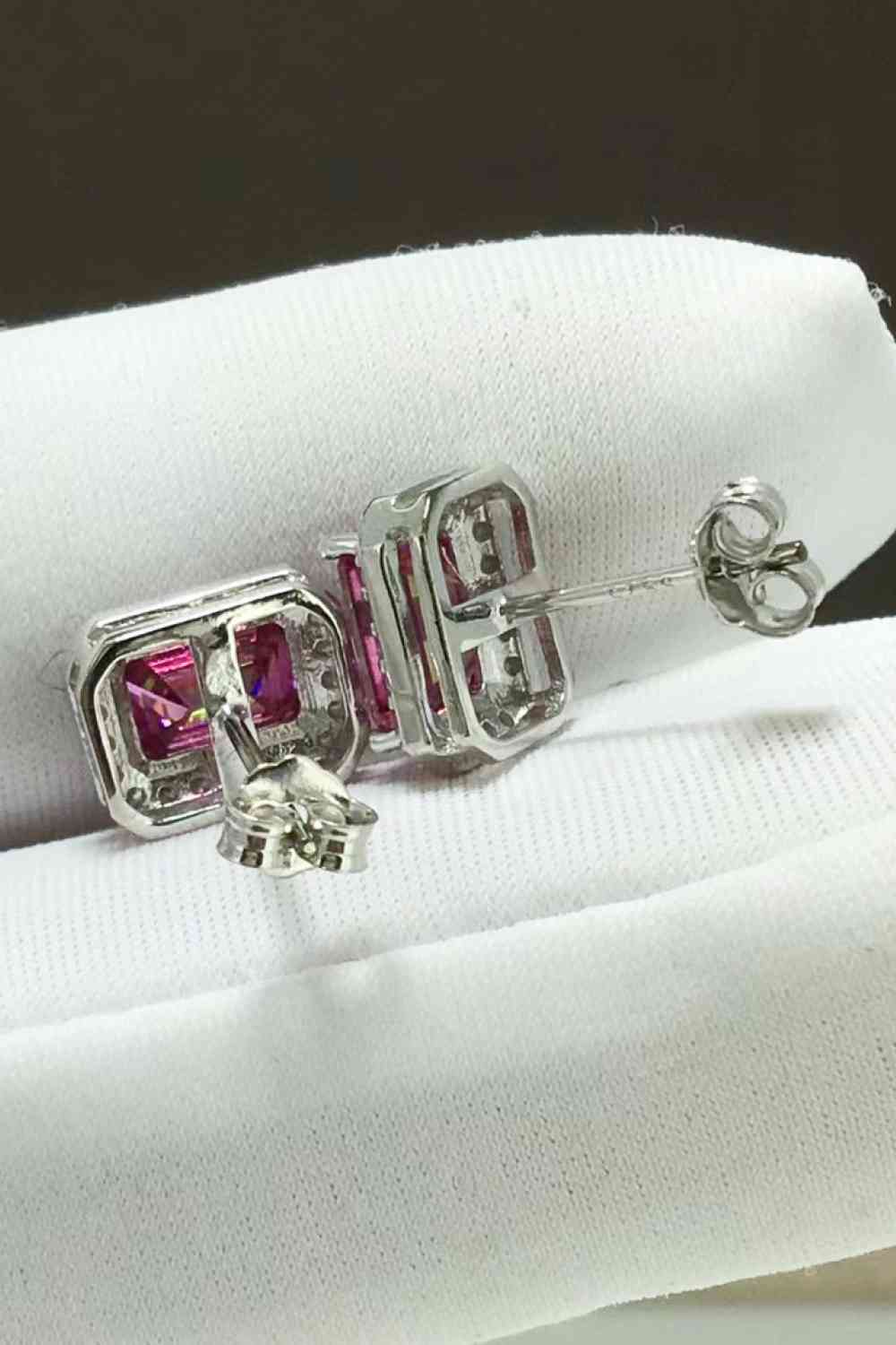 Shiny and Elegant 2 Carat Moissanite Stud Earrings Trendsi