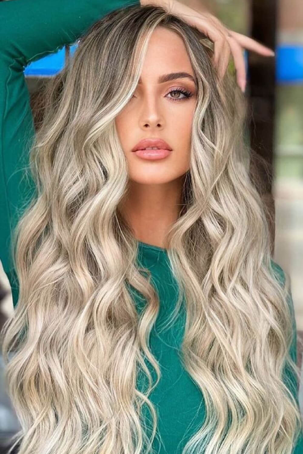Full Machine Made Long Wave Wigs 26'' Trendsi