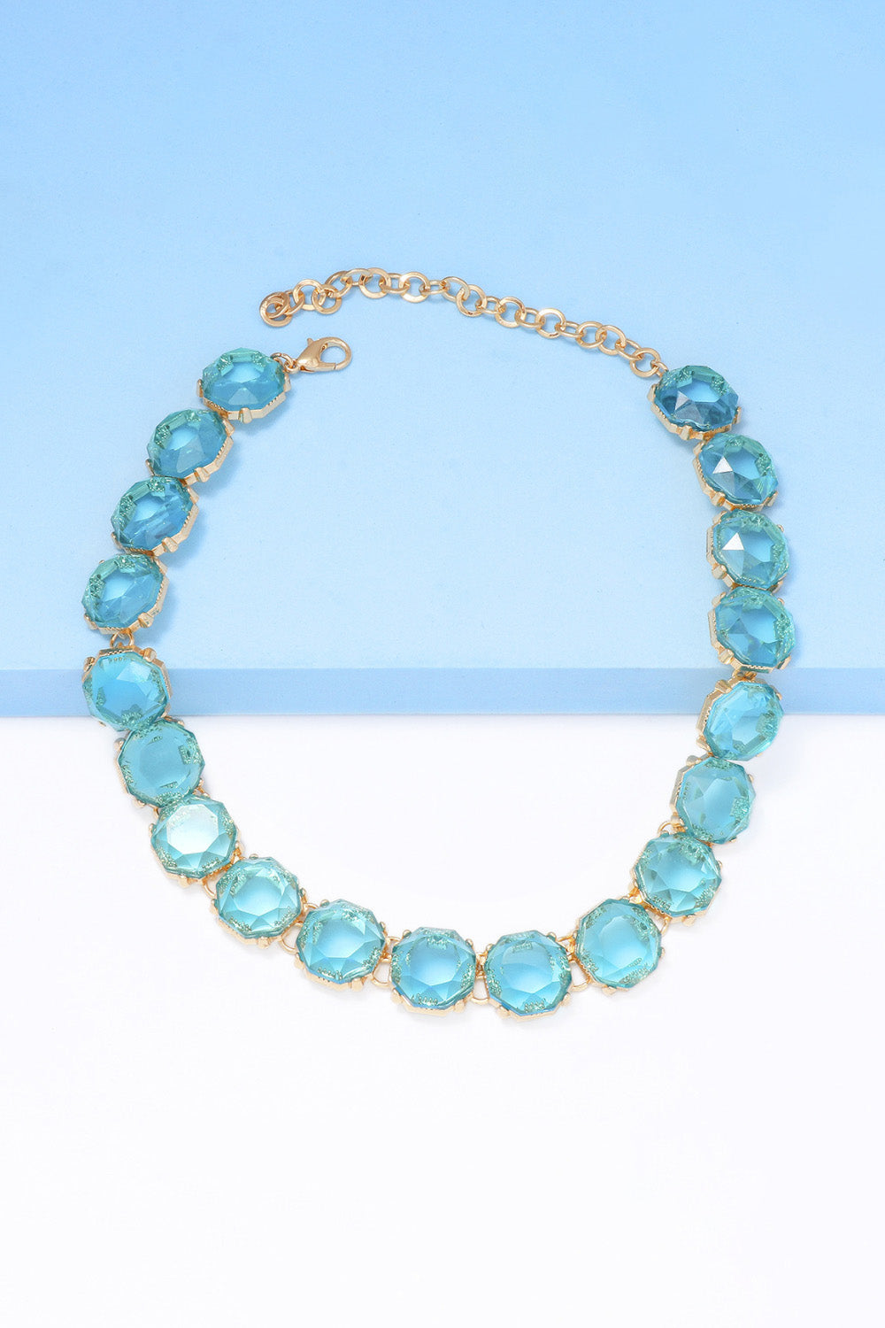 Zinc Alloy Resin Necklace Trendsi