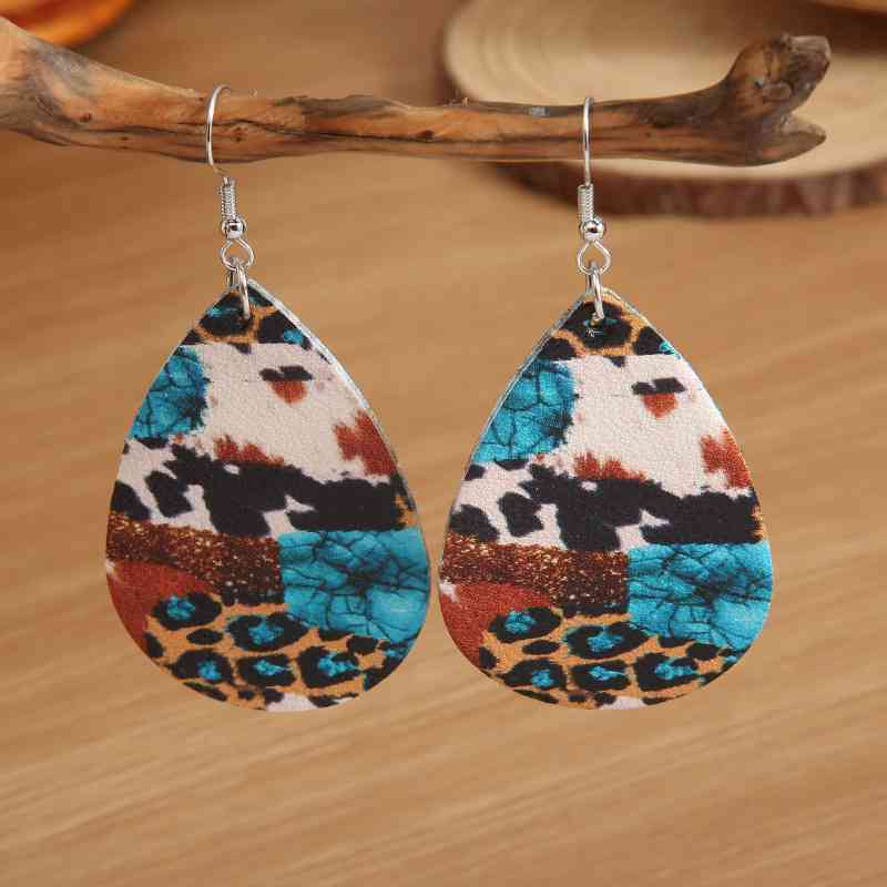 Teardrop Alloy Earrings Trendsi