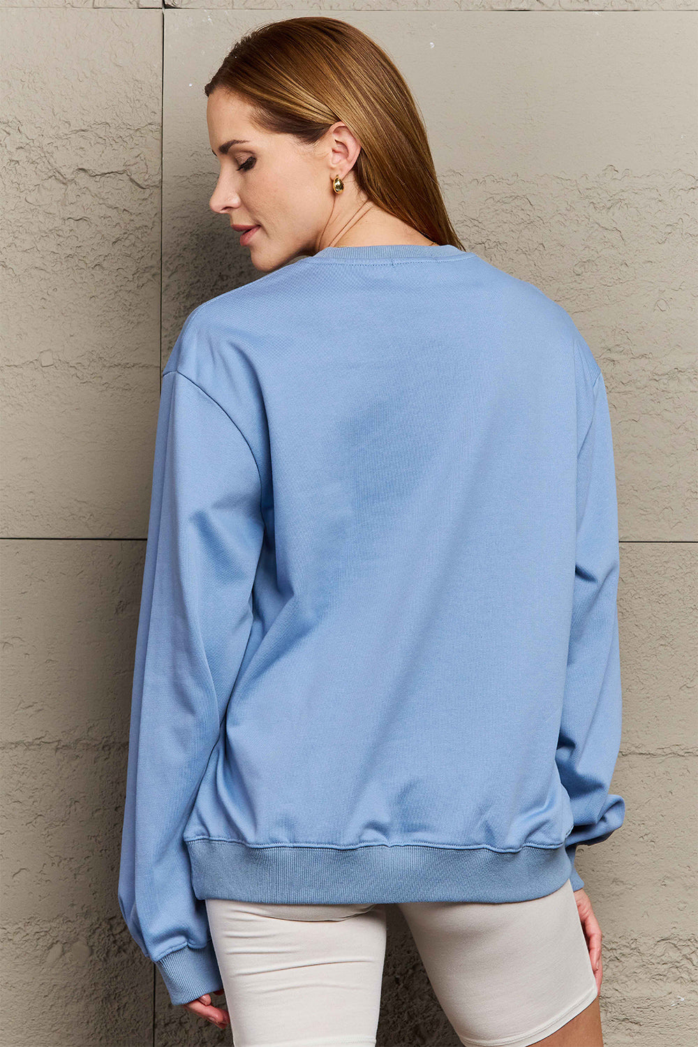 Simply Love Full Size MOM STER Graphic Sweatshirt Trendsi