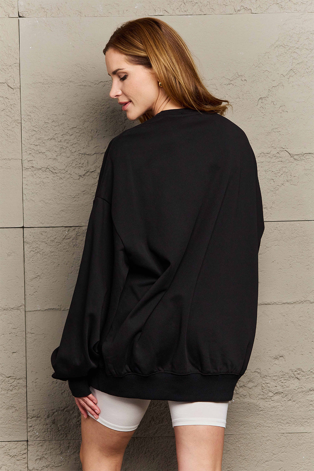 Simply Love Full Size MOM STER Graphic Sweatshirt Trendsi