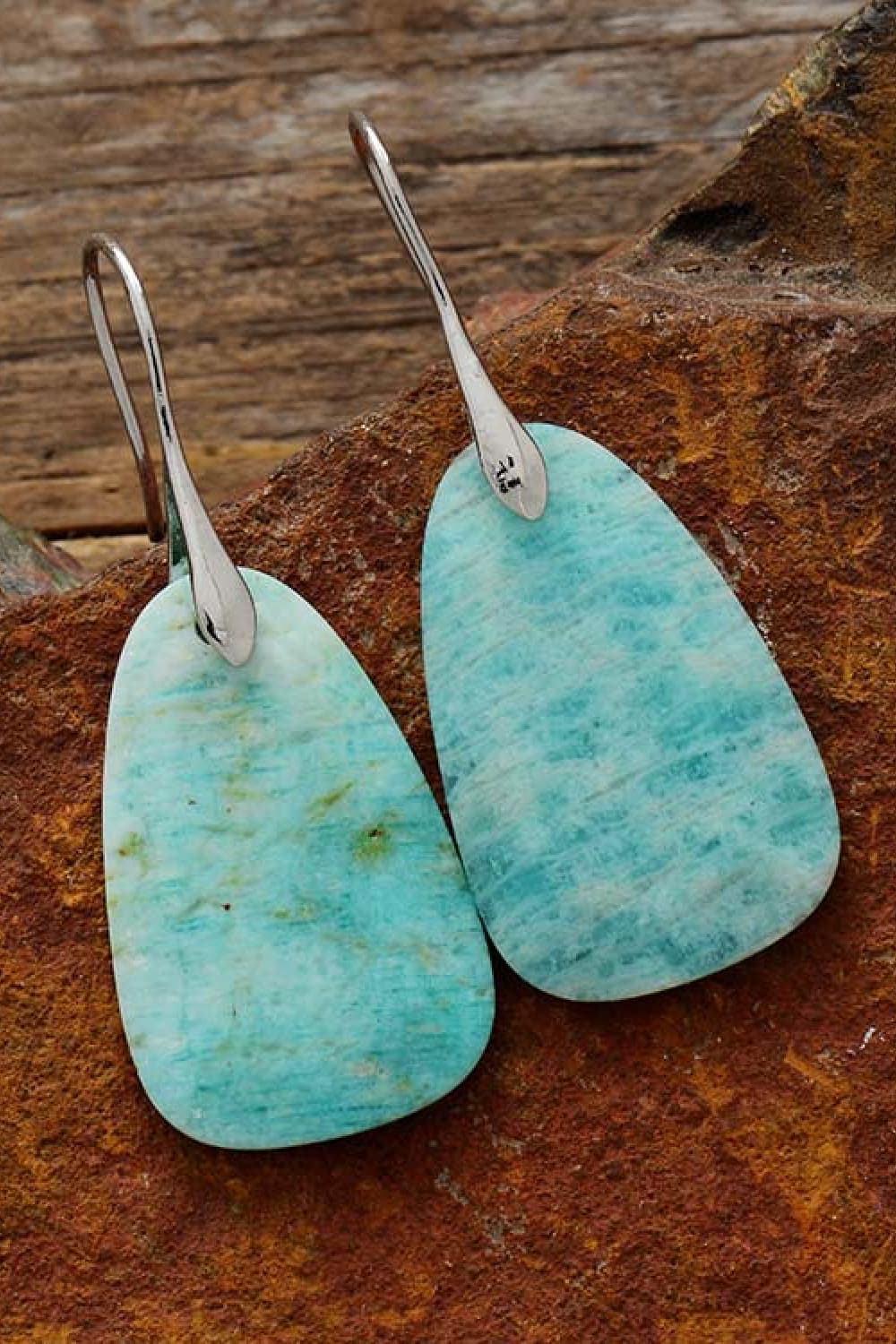 Natural Stone Dangle Earrings Trendsi