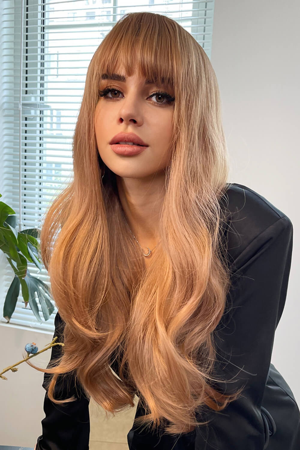 Natural Wave Full Machine Synthetic Wigs 26" Trendsi