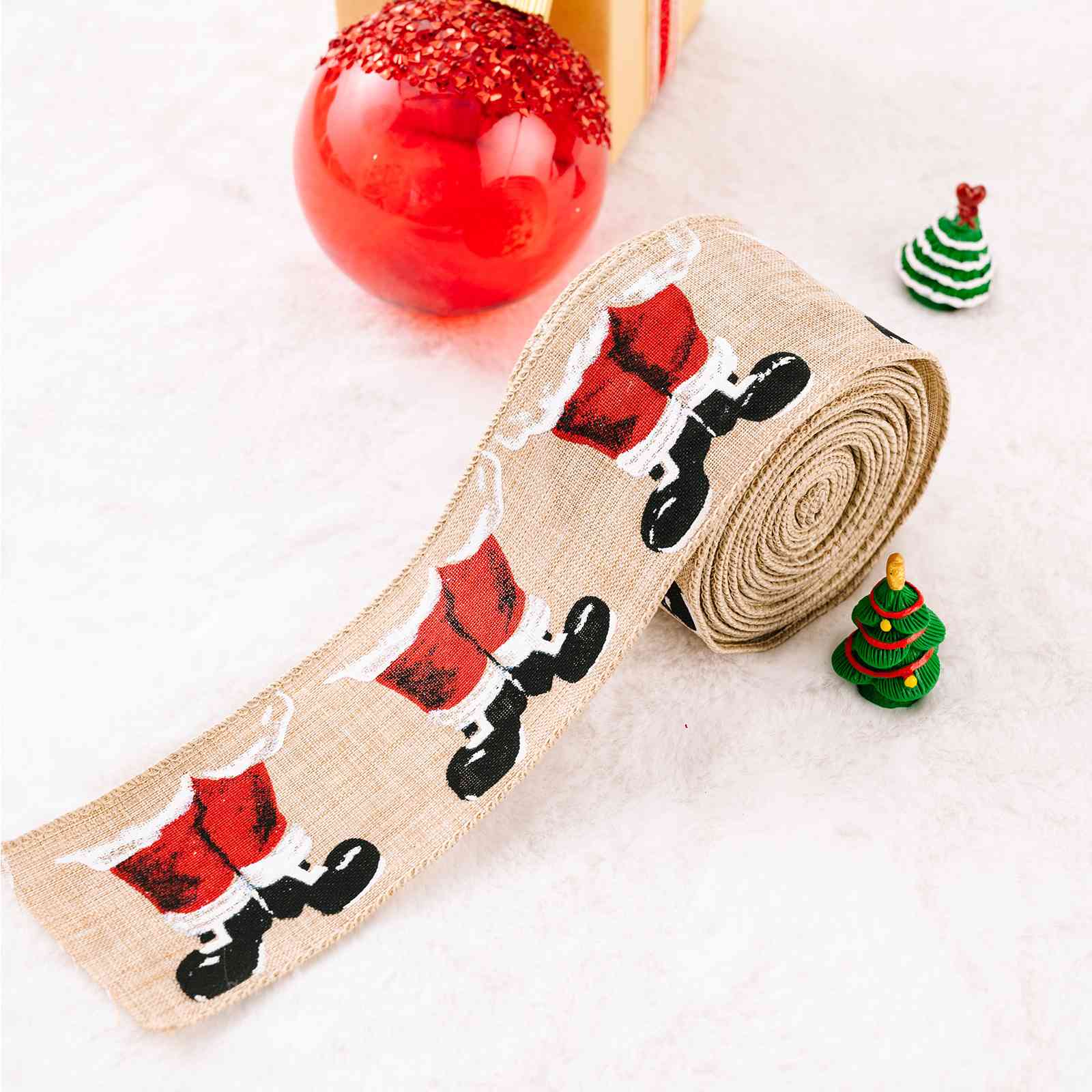 Christmas Polyester Ribbon Trendsi