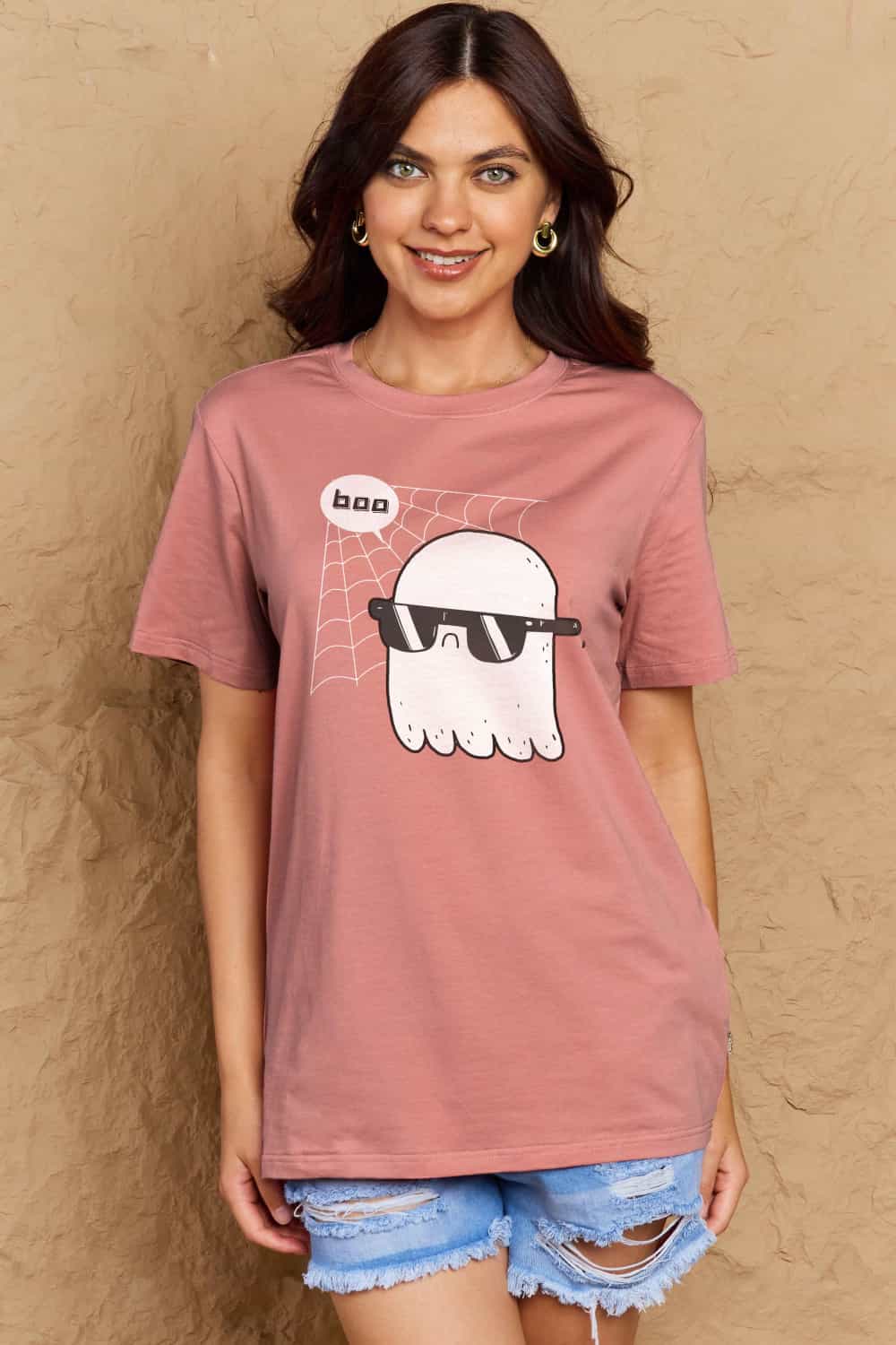 Simply Love Full Size BOO Graphic Cotton T-Shirt Trendsi