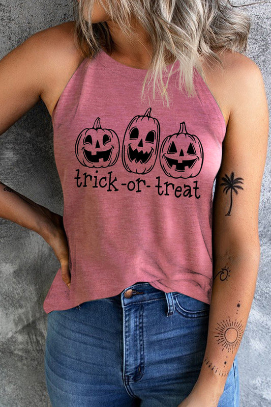 TRICK OR TREAT Graphic Tank Top Trendsi