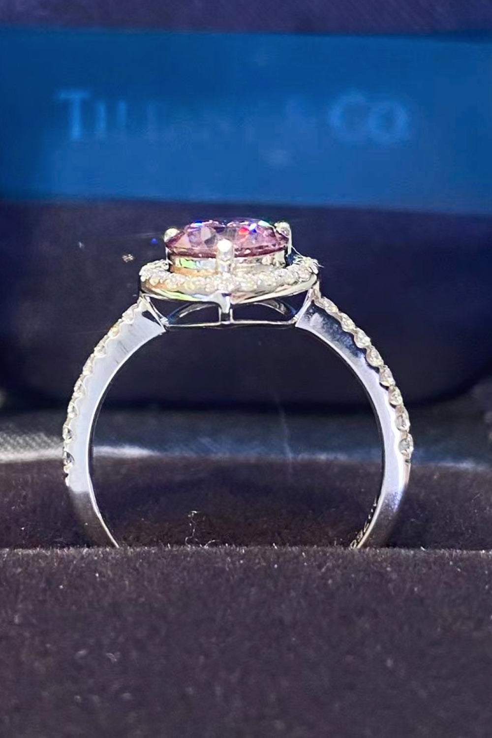 Lifelong Journey 1 Carat Moissanite Heart Ring Trendsi