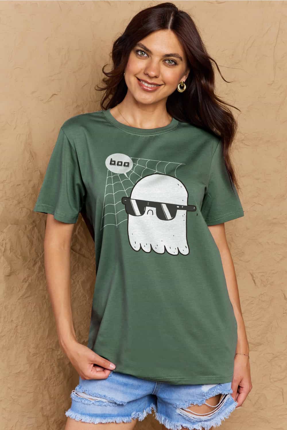 Simply Love Full Size BOO Graphic Cotton T-Shirt Trendsi